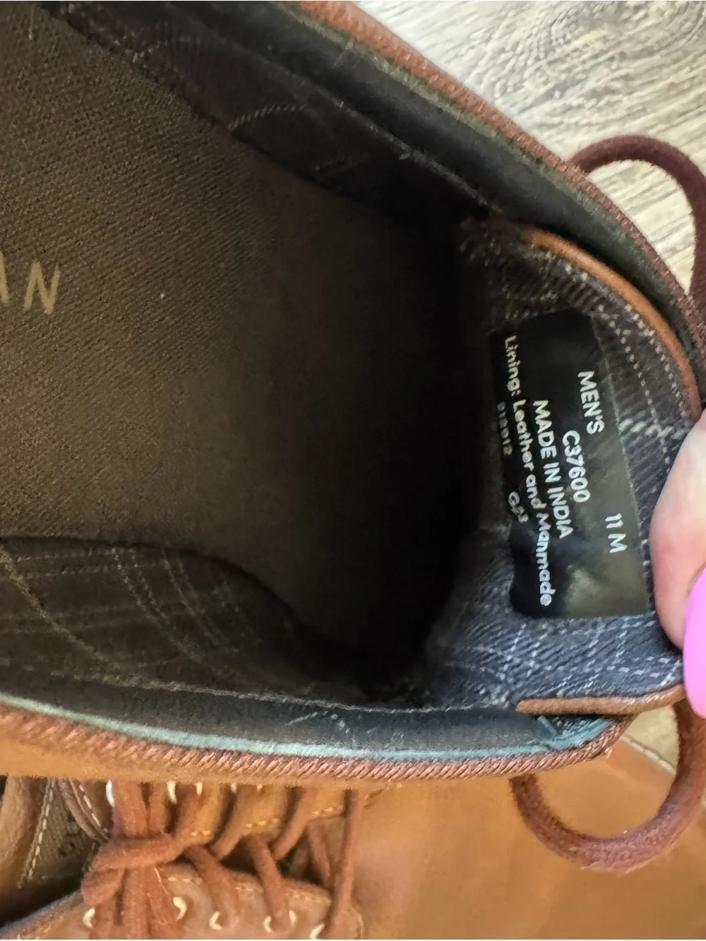Cole Haan Brown Leather Derby Shoes